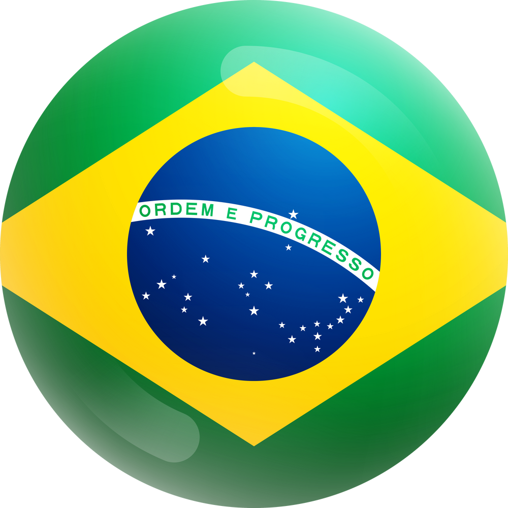 Brazil Flag 3D Icon